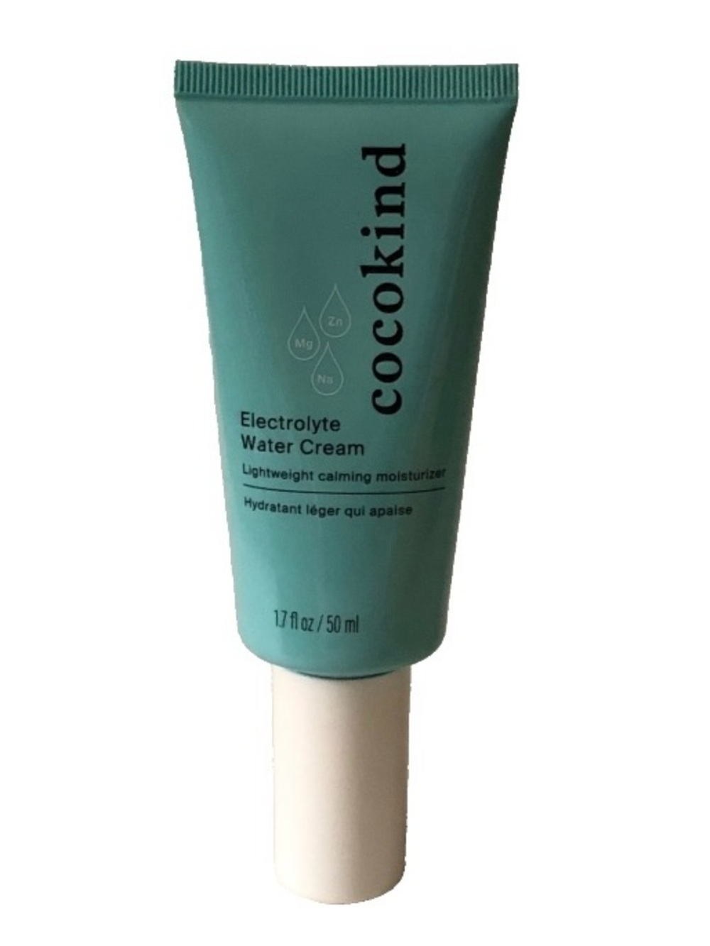 Cocokind Electrolyte Water Cream - Lightweight Calming Moisturizer (Teal)